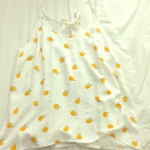 Peach Flowy Top